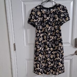 Liz Claiborne Black and Cream Dress